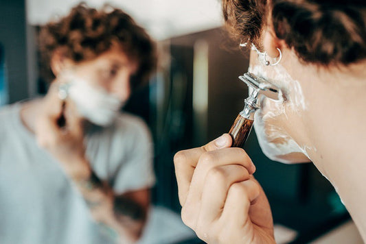 Wielorazowa maszynka do golenia na żyletki, z bambusowym uchwytem, Srebrna, Slim Silver, Bambaw