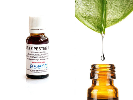 Olej z pestek Dyni 20 ml, na zmarszczki i przeciw rozstępom, ESENT