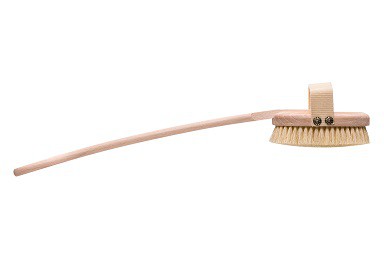 Szczotka do mycia i masażu ciała, z rączką, DC1FPK, z włosiem z kaktusa agawy, Rozgwiazda, Brista